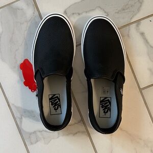 Vans Perforated Black Slip-On Shoes